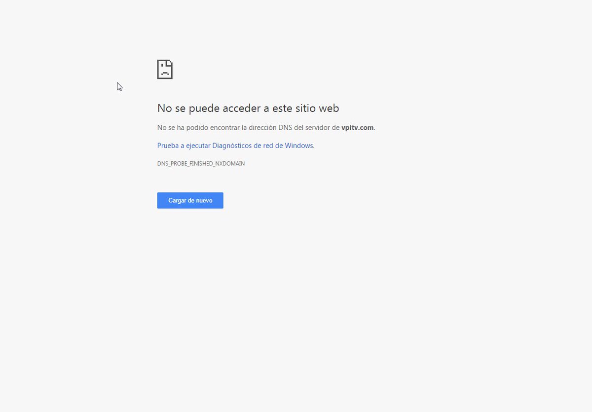 No se puede acceder a este sitio web