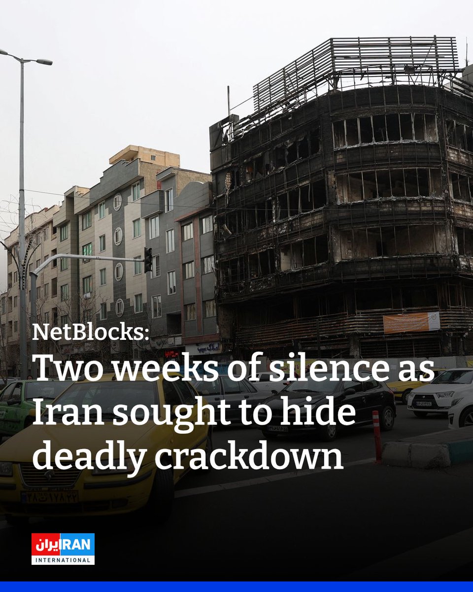Internet monitoring group NetBlocks said Iran has been largely cut off from the global internet for two weeks, after authorities imposed sweeping restrictions during nationwide protests