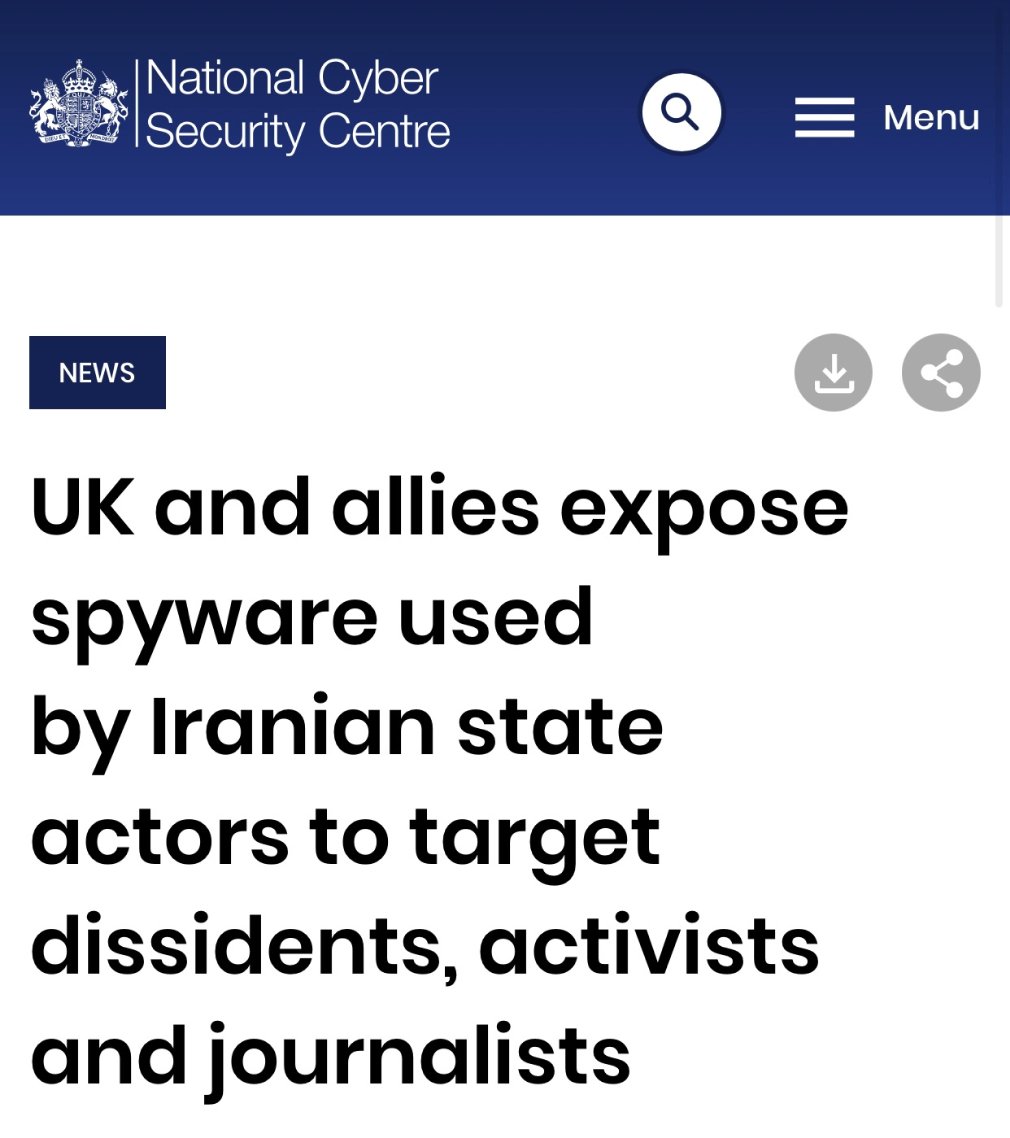 The UK, US & Netherlands have exposed Iranian state-linked spyware 'CHOSEN BRICK' used to target dissidents, activists & journalists worldwide. The malware steals emails, messages, screen content & microphone data via spear-phishing on WhatsApp & Telegram