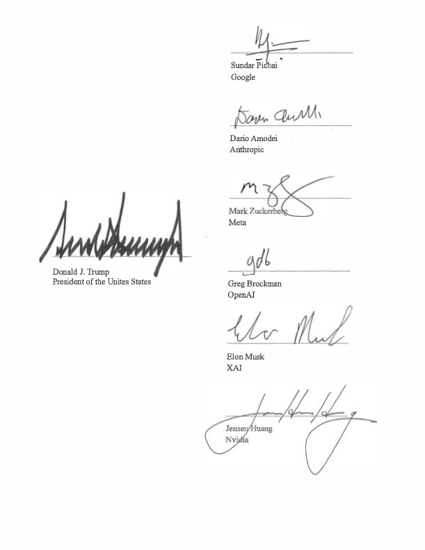 White House Accord on Super Intelligence